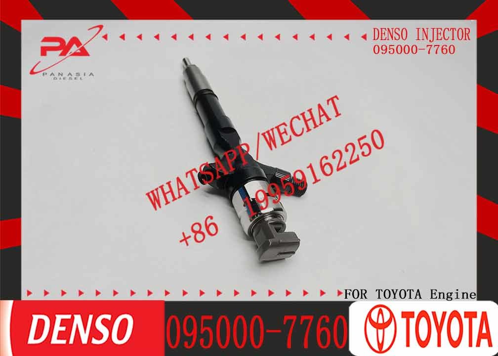 diesel common rail injectors 23670-30300 095000-7760 for Toyota Hiace 2KD-FTV2KD-FTV