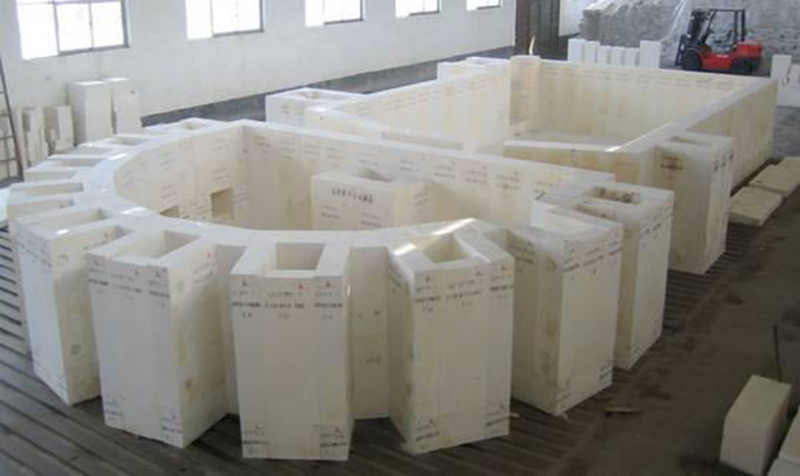 Customizable Fused Electrocast Block AZS Refractory Brick for Glass Furnace