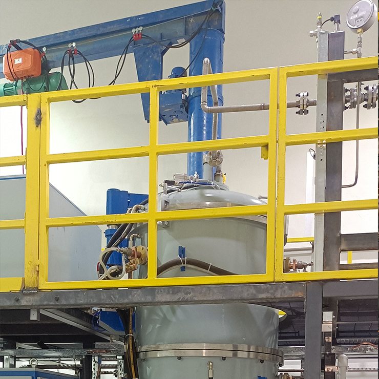 Customized Vapor Deposition Furnace Gradient Sediment Or Mixed Coating For Metal Halides