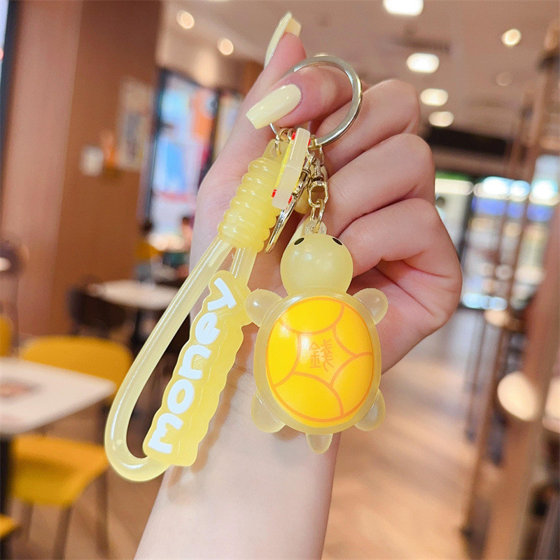Cartoon Keychain Star Car Key Ring Demon Rabbit Charm Bag Accessory For Women