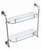51448 towel shelf bathroom accessory brass chrome finish towel bar paper holder soap dish