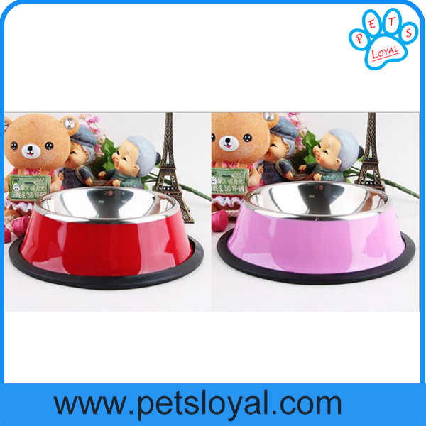 Wholesale low price metal dog bowls stainless steel pet Dog bowl China Factory