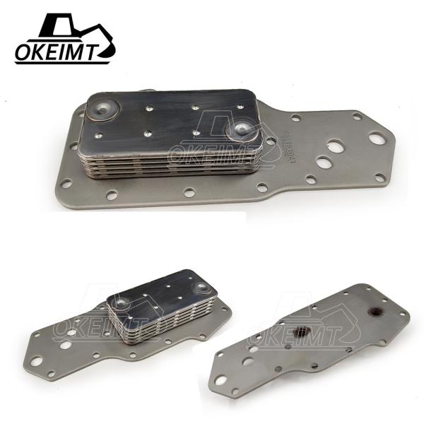 3921557 Engine Oil Cooler Komatsu S4D102 Oil Cooler Assembly For Cummins B3.9L