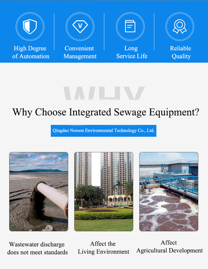 Plug and play solution for hotels resorts and villas Containerized Sewage Treatment Plant