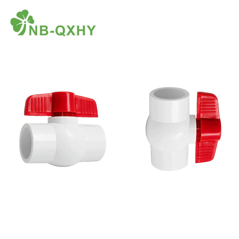 Customized High Quaility Plastic PVC Ball Valve with Socket or Thread Ends