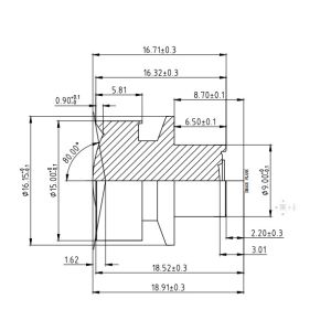 1.3/2MP OMS Car In-Cabin Lens Advanced Optical Design NIR Sensing Max Image