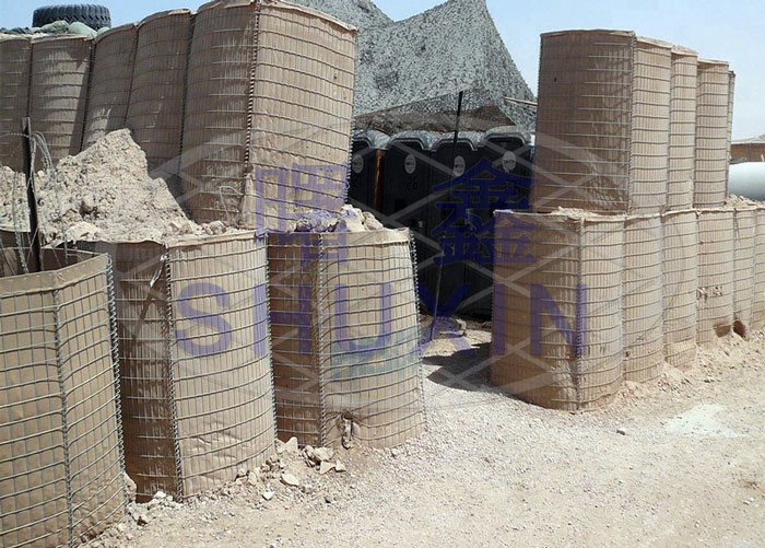 5mm Hesco 2m Height Galvanized Military Barrier
