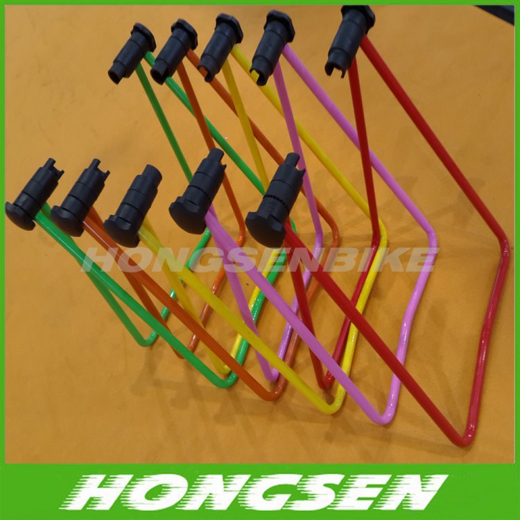 U type mountain bicycle parking rack
