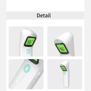 3 Color Backlight Accurate Digital Ear Thermometer 3 - 5cm Measuring Distance