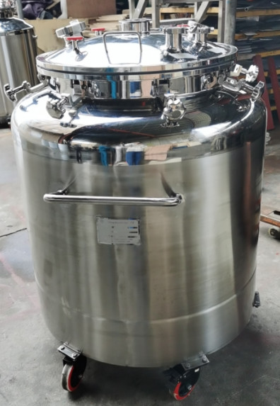 Easy Clean Stainless Steel Softgel Medicine Storage Tanks Mirror Polishing