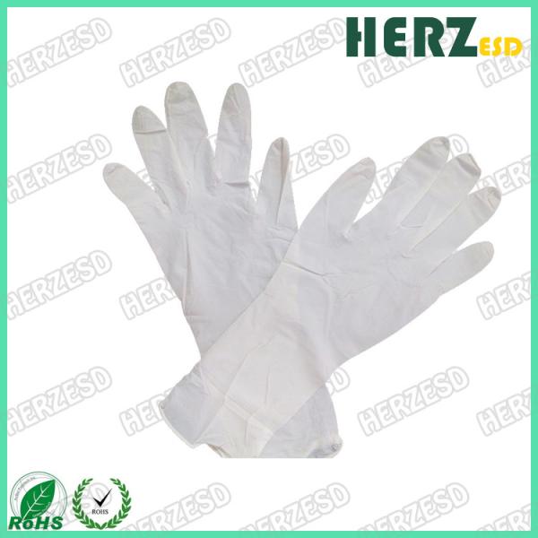 Waterproof Anti Oil ESD Hand Gloves , Nitrile Exam Gloves Powder Free Stretchabl