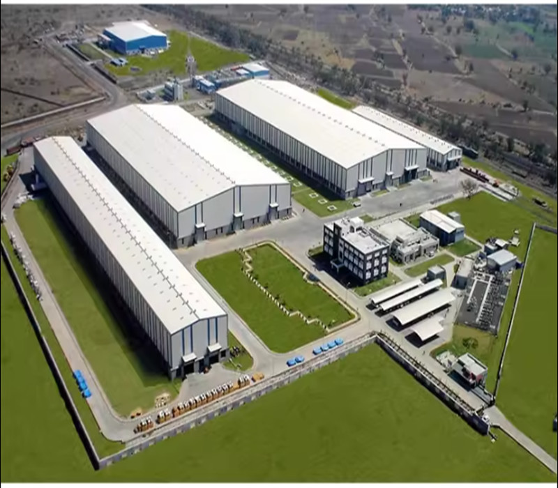 Custiomized Color Workshop Sheds Pre Engineered Structure Steel Frame House