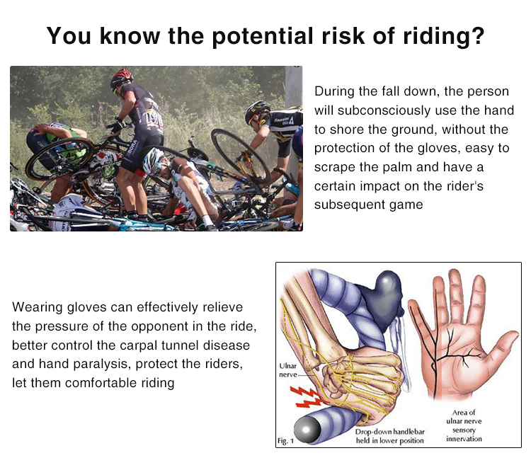 Anti Slip Waterproof MTB Gloves Both For Road Bicycle / Mountain Cycling