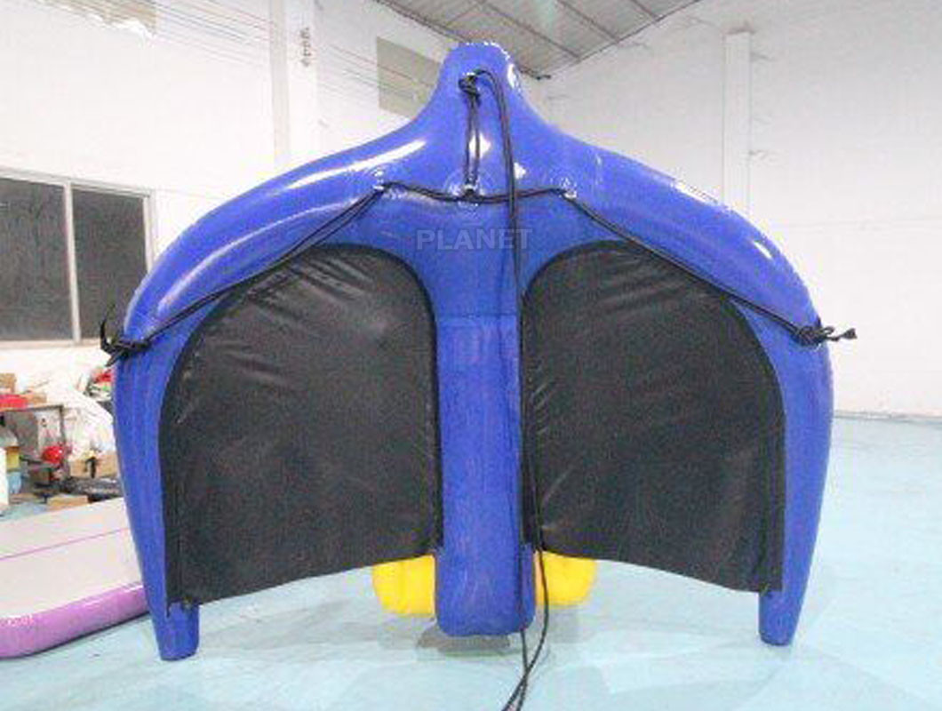 Outdoor Water Sports Inflatable Manta Flying Ray PVC Flying Fish Tube For Sea