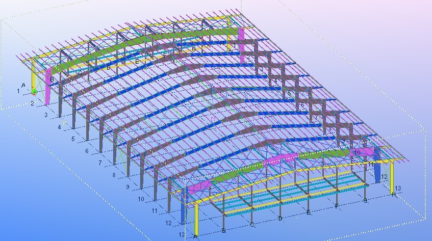 Rigid Portal Steel Structure Frame Prefab Warehouse Project Construction