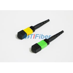 OM3 / OM4 24 Core MPO Optical Fiber Connector For Fiber Patch Cord