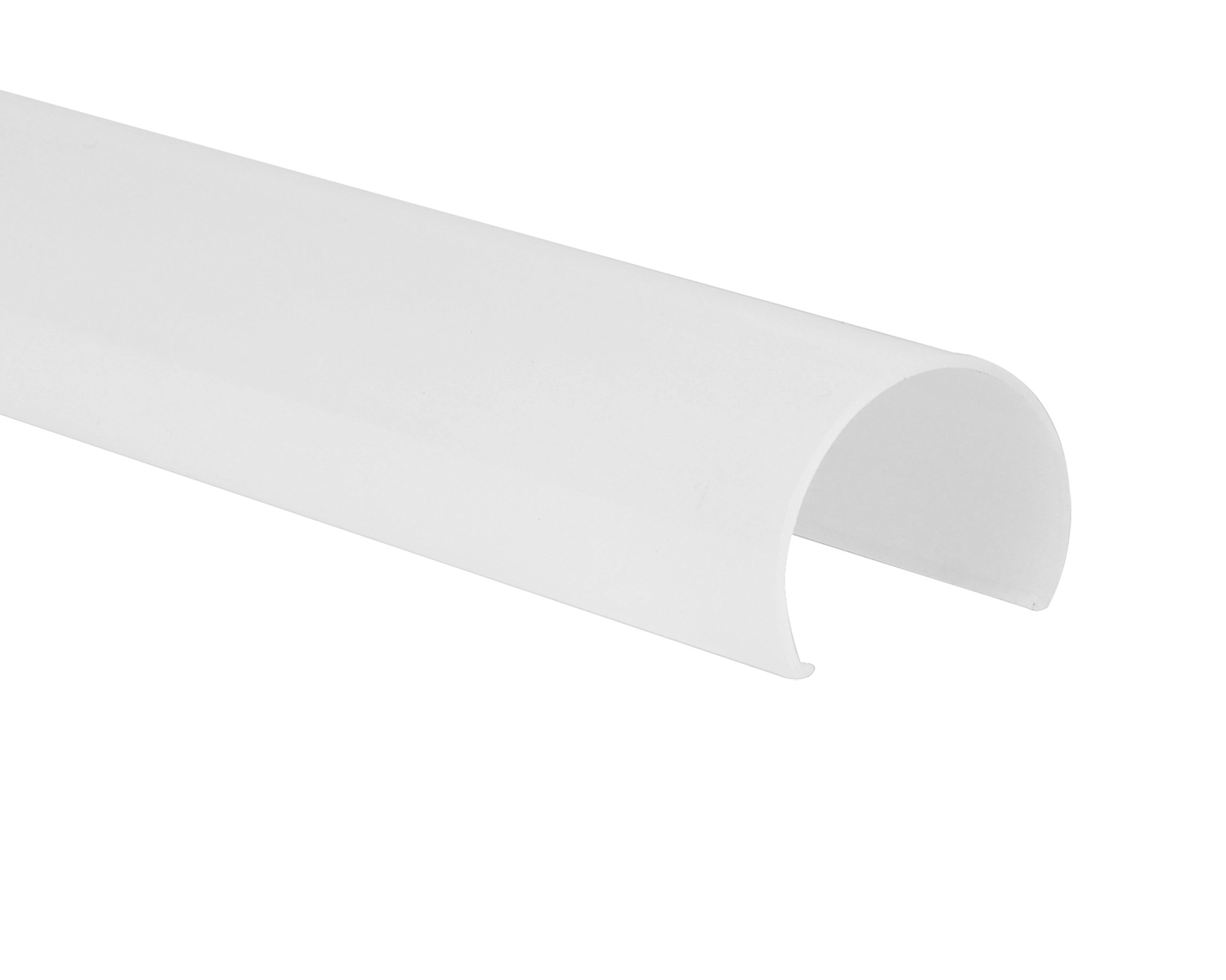 Small 20mm round shaped anodised aluminium LED profile with a rounded diffuser