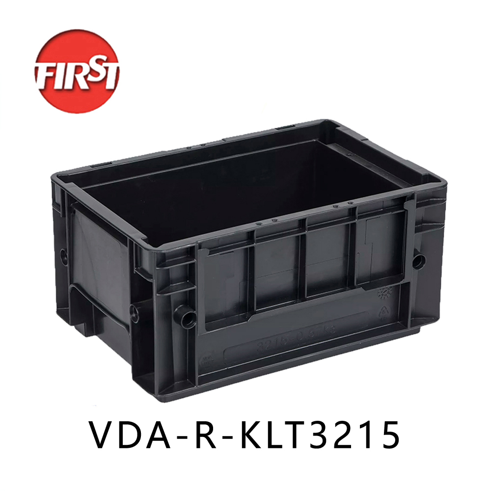 Reusable Plastic Crates For Auto Parts 300x200x147mm External Size Stackable