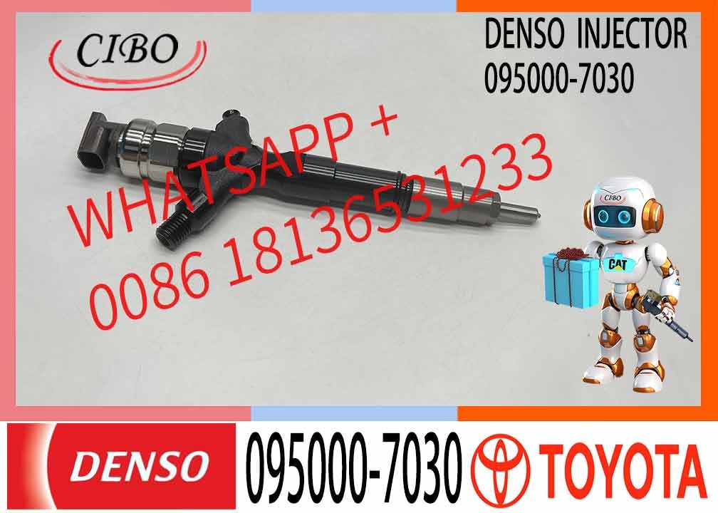 095000-7040 095000-7030 23670-39145 Diesel Fuel Injector For Toyota Hiace Hilux 1KD-FTV 2KD-FTV D-4D 3.0L Engine