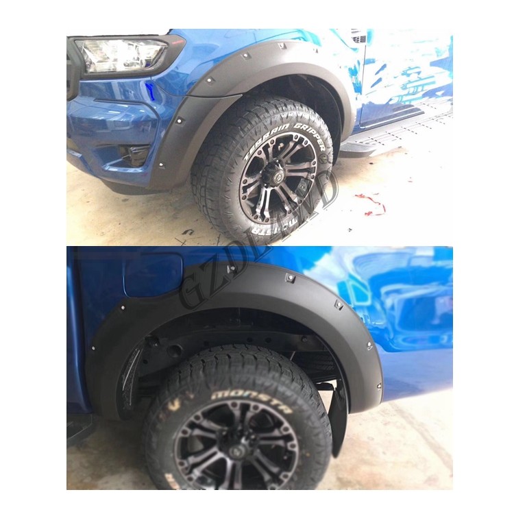 3M Tape Original Design Wheel Arch Fender Flares For Ford Ranger T7 2015 - 2018