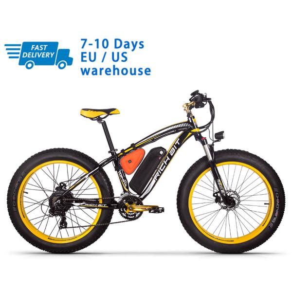 US EU STOCK 38kmh Fat Tire Electric Bike 1000W Brushless Motor Lithium Battery