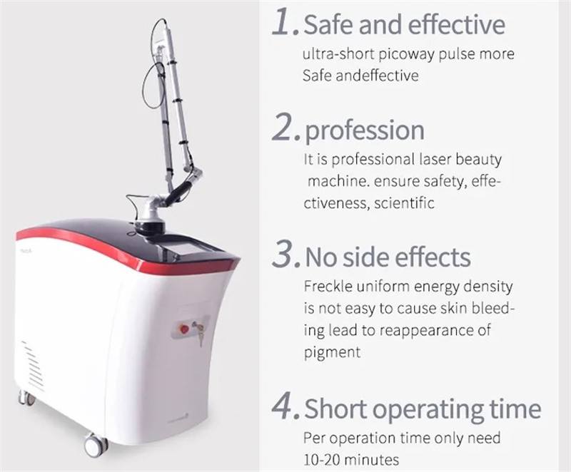 Vertical Tattoo Removal Pico Laser Machine Q Switched Nd Yag