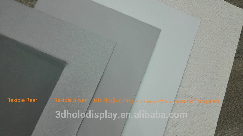 Folding Type Projection Screen With Eyelets / Holes And Black Edge