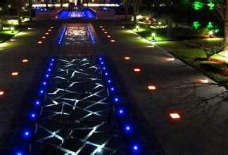 RGB Four Sides IP 65 Led Underground Light Garden Step Lighting