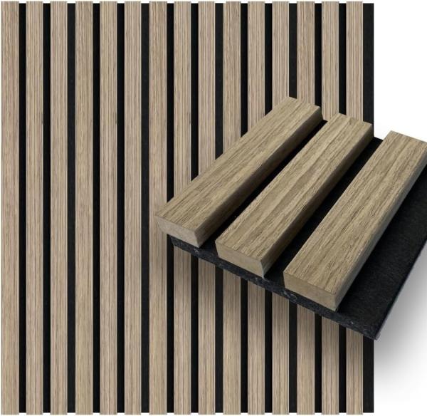 Office Studio Akupanel Wooden Slatted Sound Absorbing Proofing Boards Ceiling