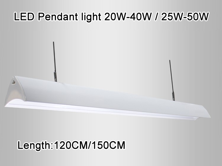 High quality aluminum pendant led linear light for office lighting CE RoHS