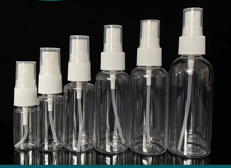 120ml PET Spray Bottle Transparent Mini Empty Spray Bottles