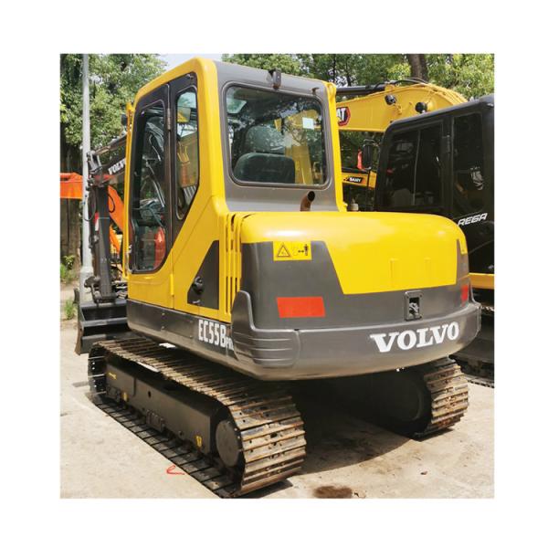 38.8KW 2020 Year Good Condition Direct Injection Engine 5 Ton Mini Volvo EC55 in