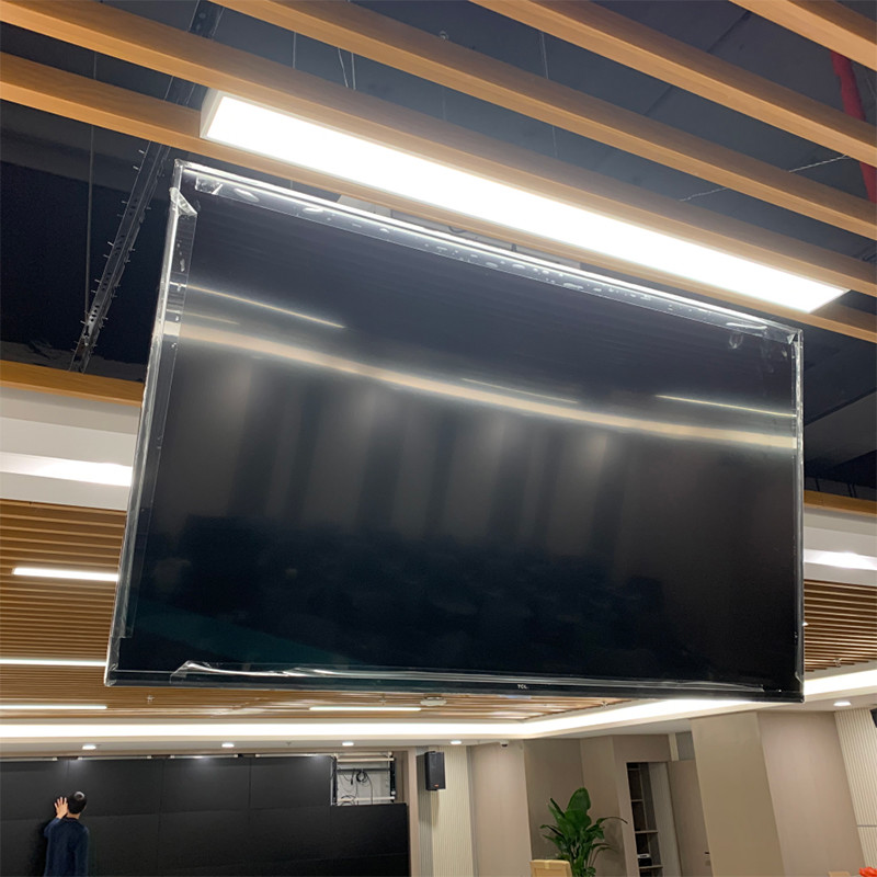 Motorized Retractable Ceiling Tv Mount Flip Down Electric Ceiling Tv Mount For Home Office Conference Room