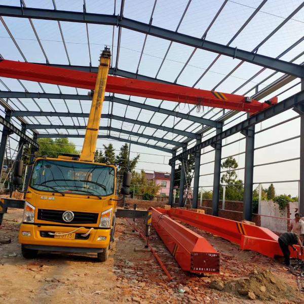LD electric single beam bridge crane,10T truss, electric crane, steel wire