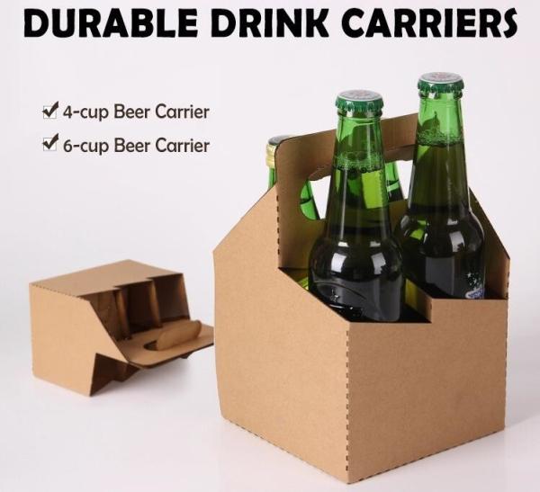 Wine bottle carrier, disposable paper holder,newspaper holder recycling,take