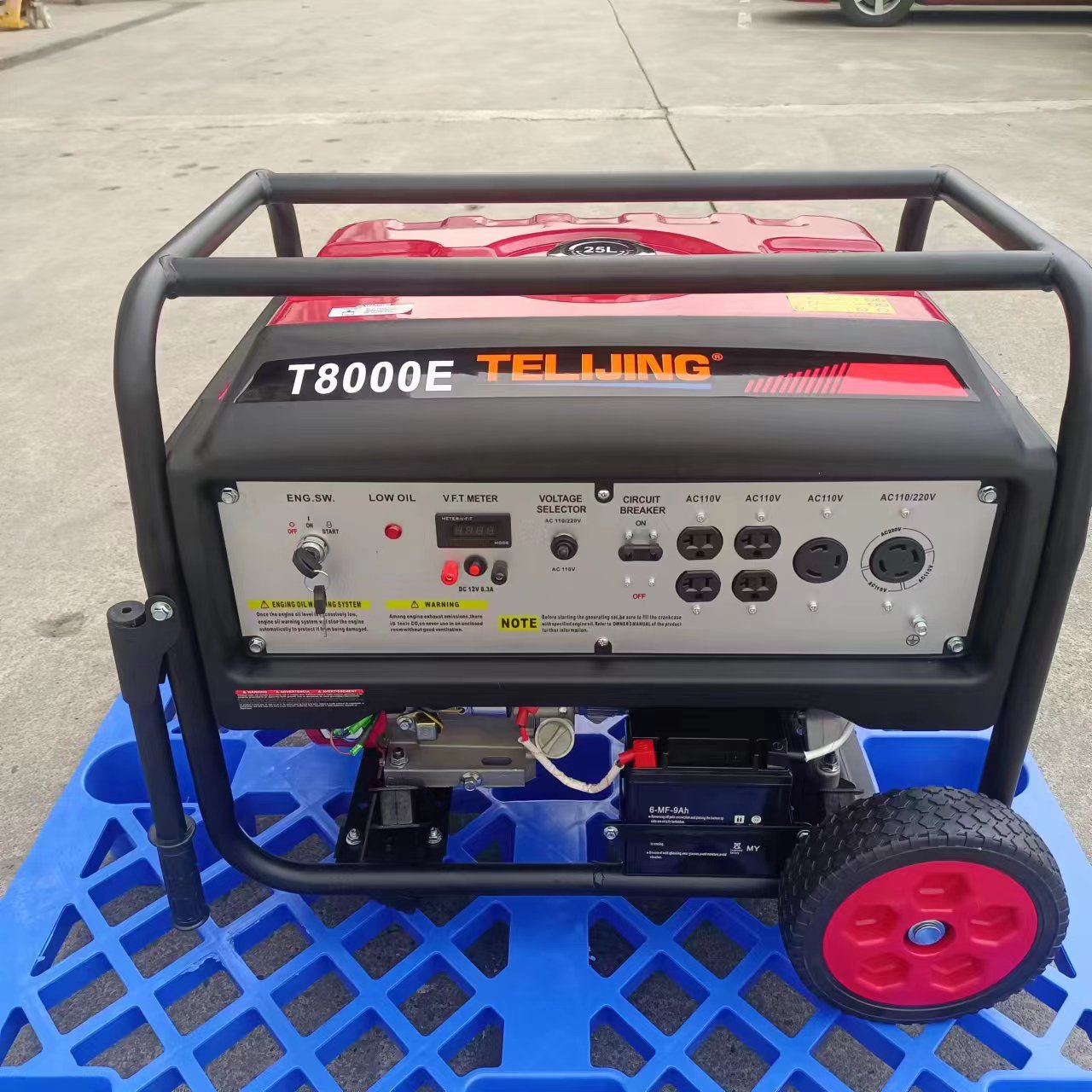 Mid East Market Preferred Gasoline Generator with Strong Power and Remote Start