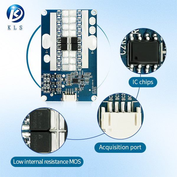 3S 5-80A Lithium Battery Pack BMS Board Battery Management System 1.6mm Thickness