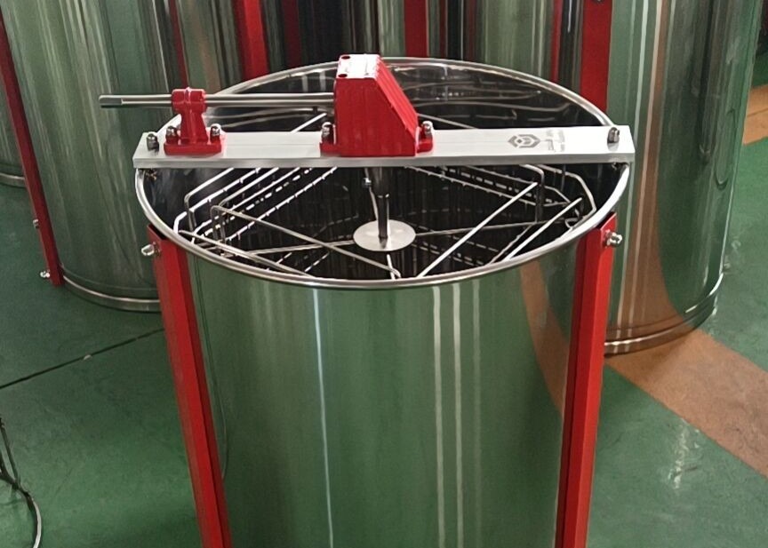 Beekeeping 201 Stainless Steel Honey Extractor 4 Frame Manual Honey Extractor