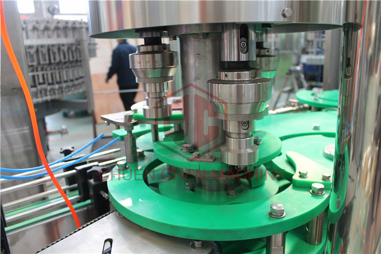 Negtive Pressure Glass Bottle Filling Machine For Concentrate Preparation Juice