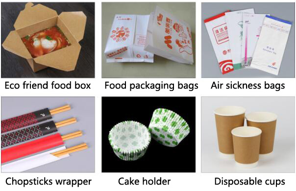 PE coated white bleached kraft paper: 
