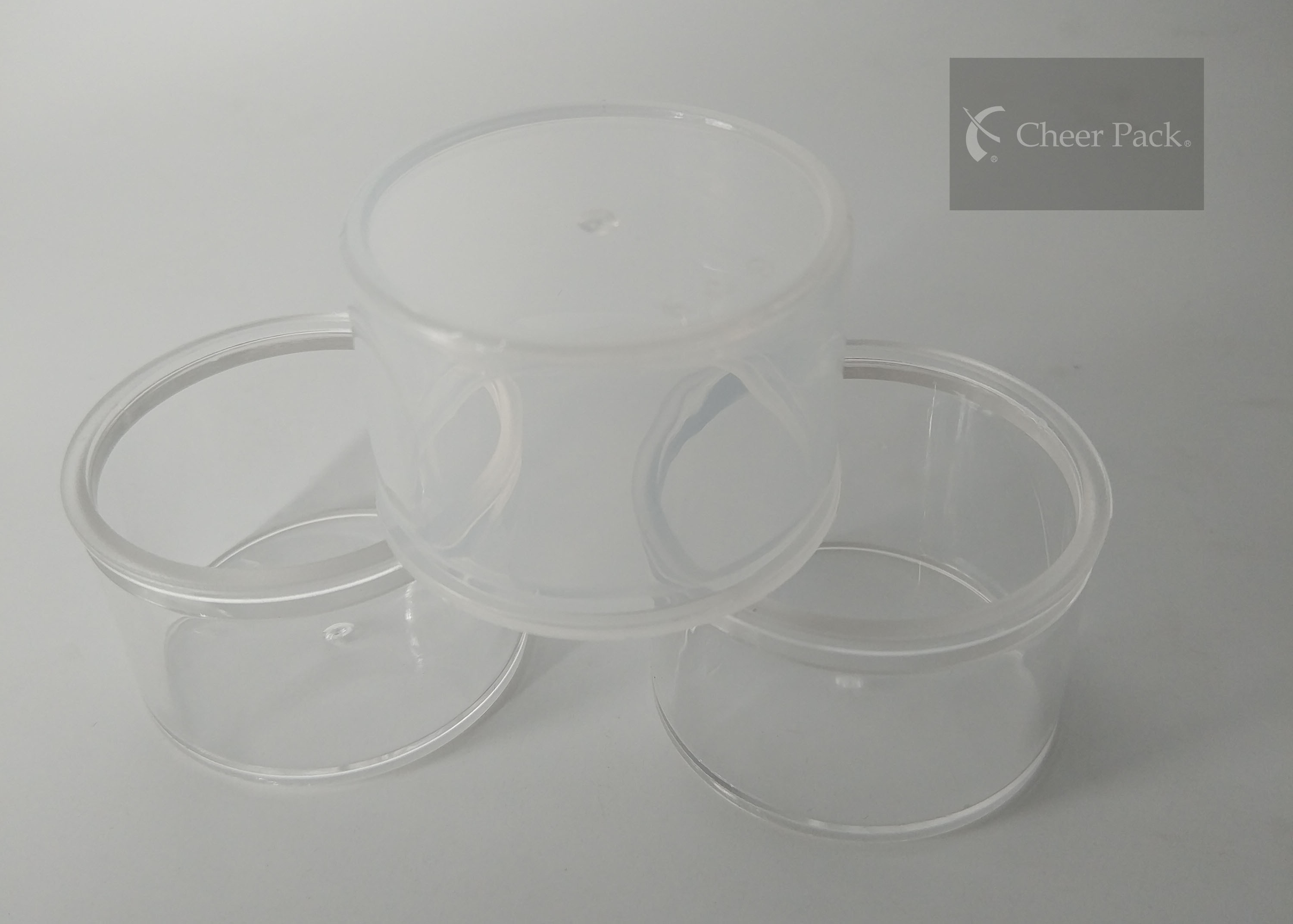 Custom Durable Small Plastic Containers For Bread Sauce Packing , Food Grade Material