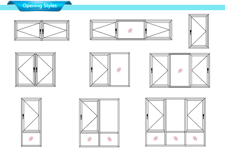 KDSBuilding Tempered Double Glass Competitive Price Aluminum Alloy Casement Window Manufacturer