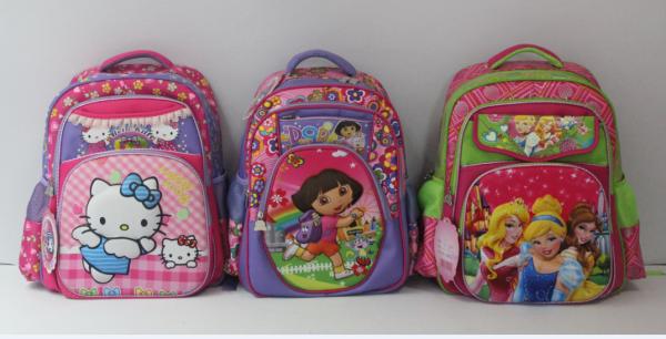 Fashion 16 inch 3D carton Fashion school bag