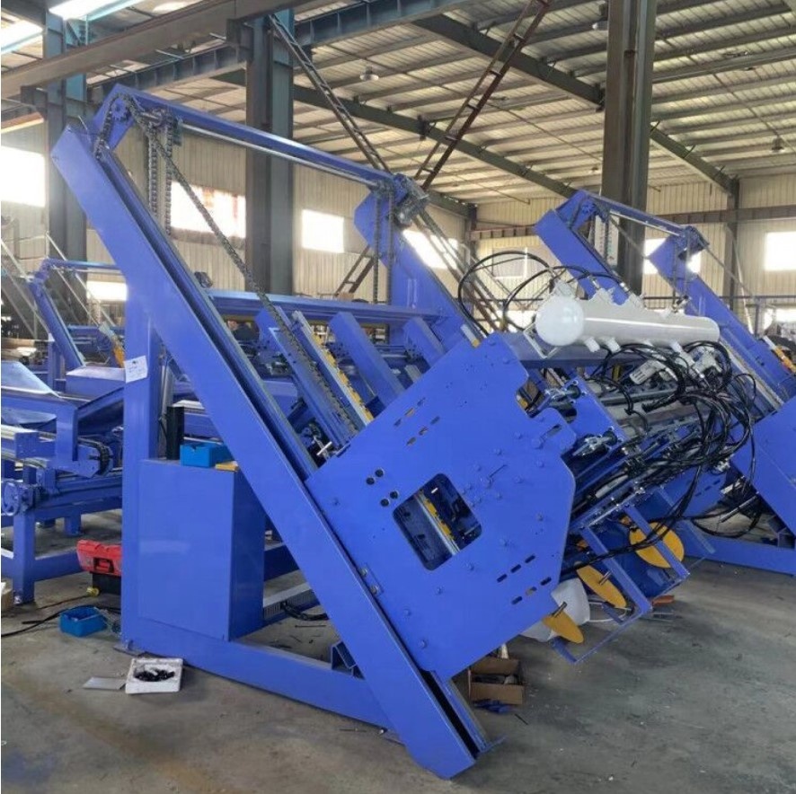 Hot Pressing Edge Banding Machine for Compress Wood Sawdust Pallet Leg Production