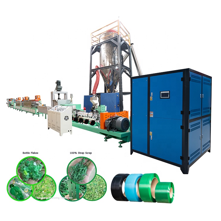 Fully Automatic Grade PET Polyester Strapping Roll Manufacturing Machine