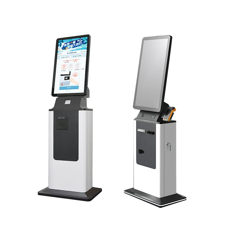 27 Inch Touch Screen Self Service Check In Kiosk with Android/Linux/Win7/8/10/11 OS and Optional QR Code
