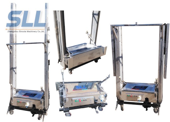 Self Leveling Pole Folding Automatic Wall Plastering Machine Light Weight