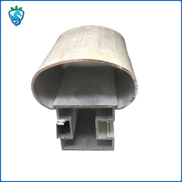 Extruded Alloy Handrail Profiles Aluminum Tube Railing Villa Guardrail 6063 6061