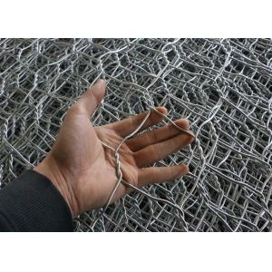 0.3mm Dia Chicken Iron Galvanized Hexagonal Wire Mesh 2m Width