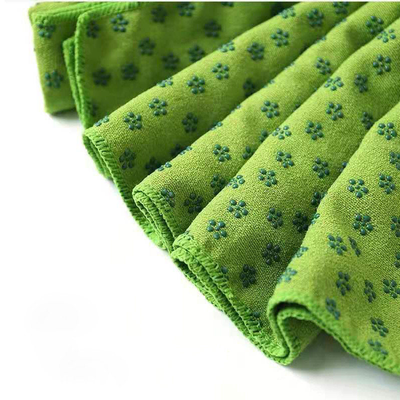 Custom Logo Soft Silicone Microfiber Yoga Towel For Hot Yoga Non Slip SEDEX Certificate